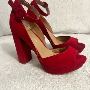 Sun + Stone Bold Red Heels